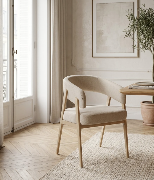 Chaise ALICIA Pieds Chêne