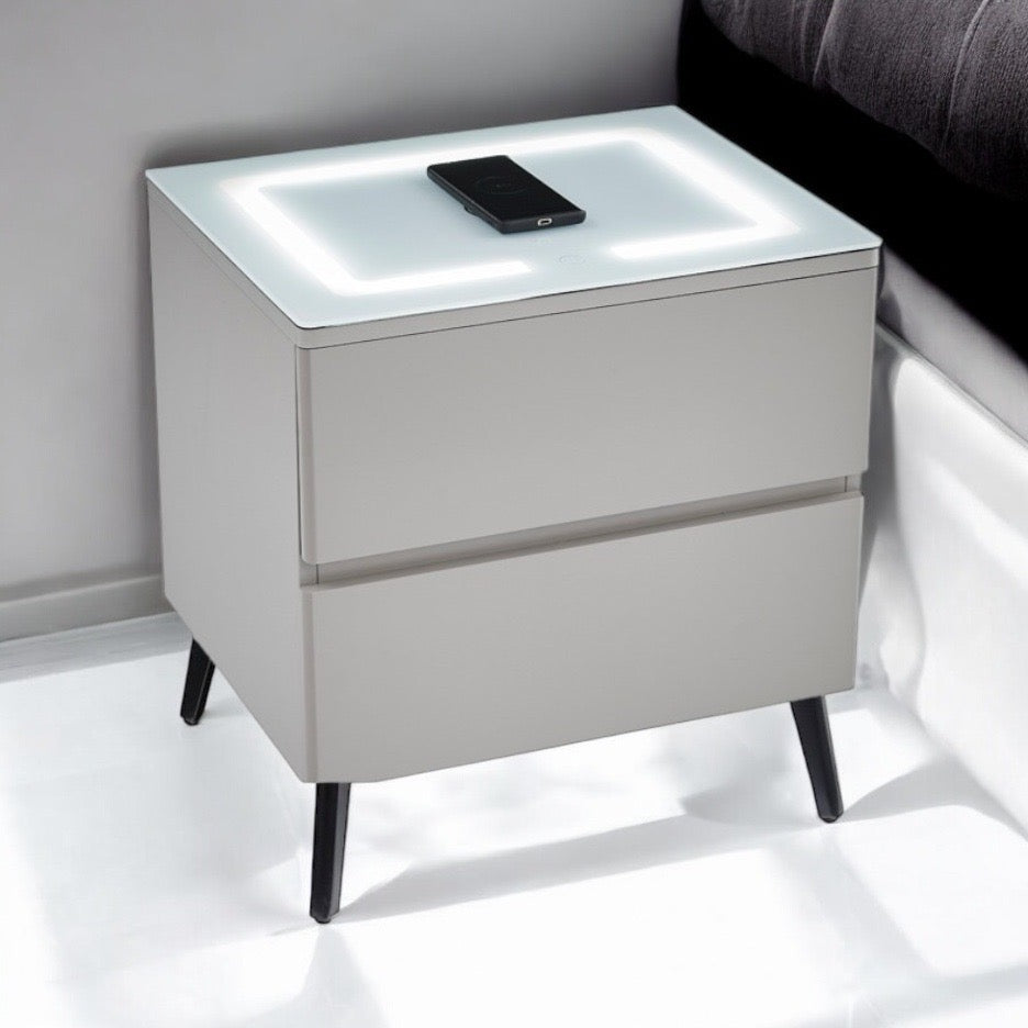 Chevets Led + Chargeur induction