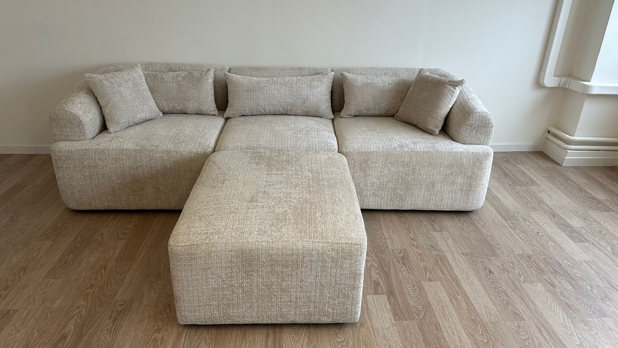 Canapé Mila Modulable 3+1 tissus marbella