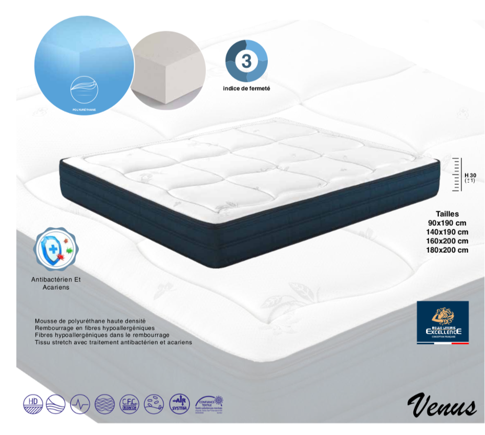 Matelas VENUS 30cm