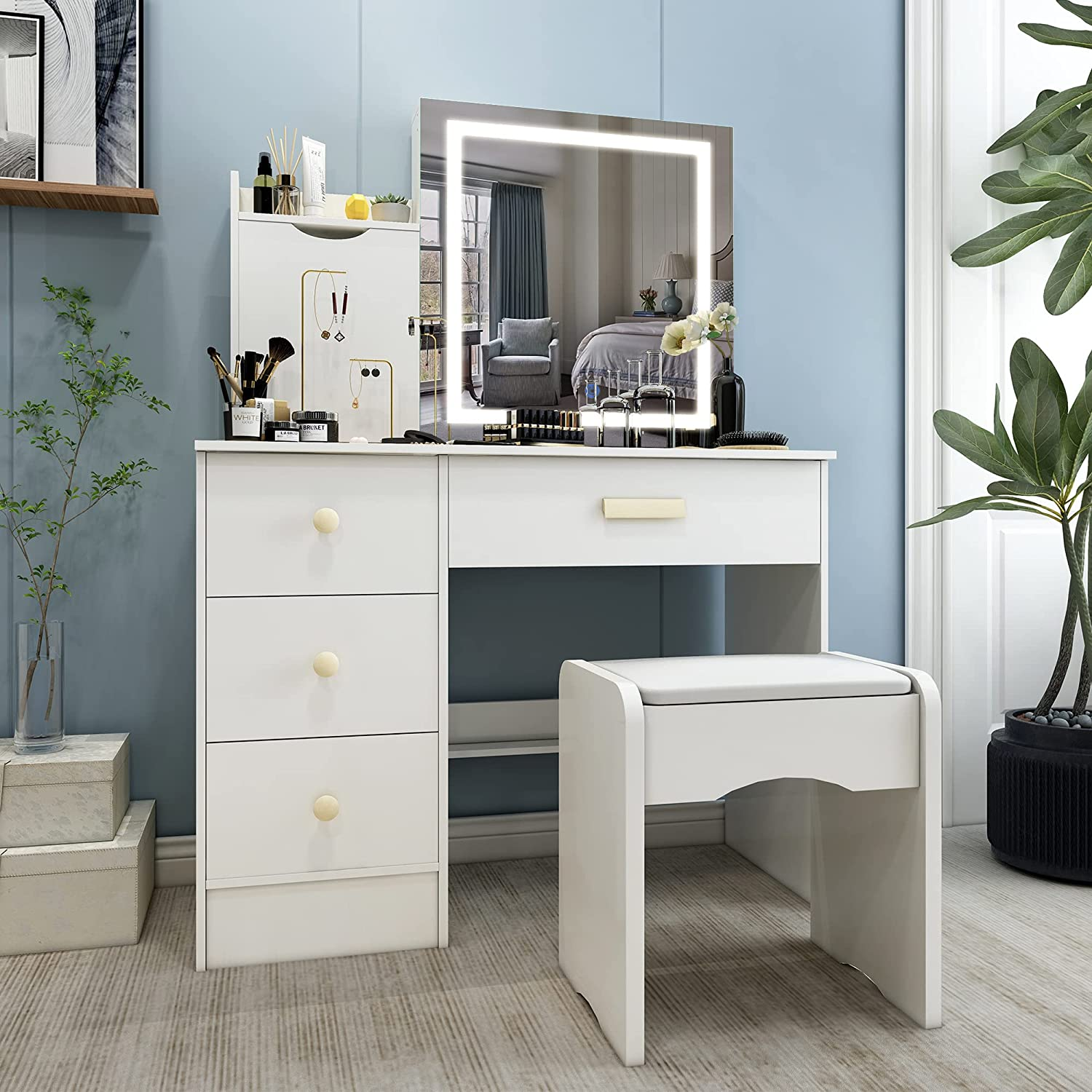 Coiffeuse + miroir DS10