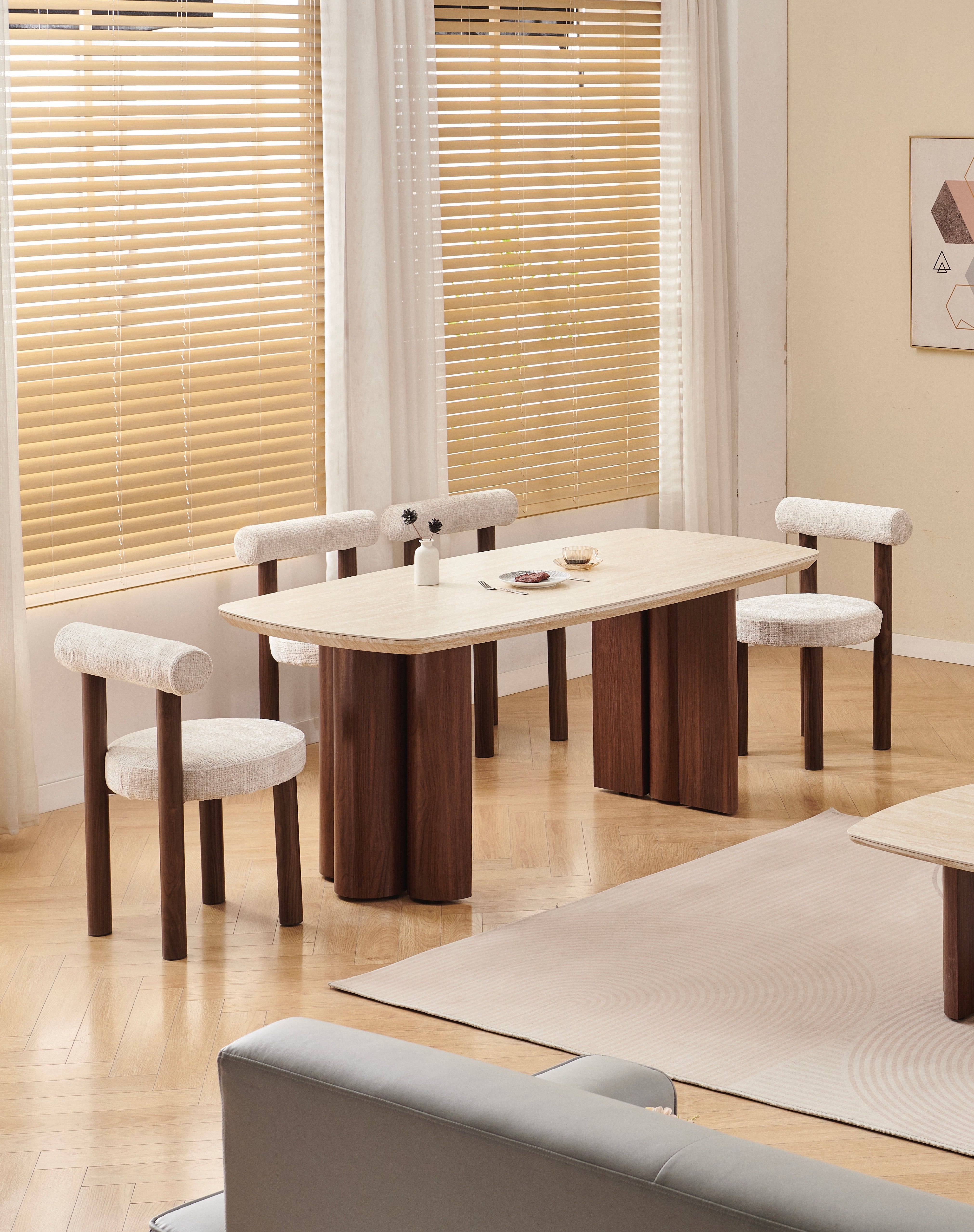 TABLE À MANGER TRINITY PLATEAU CÉRAMIQUE 180CM
