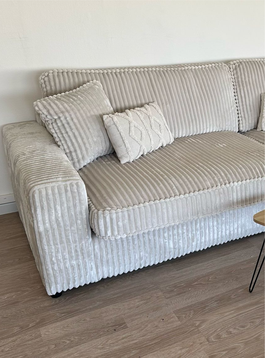 Mini Canapé d’angle LEXUS côtelé