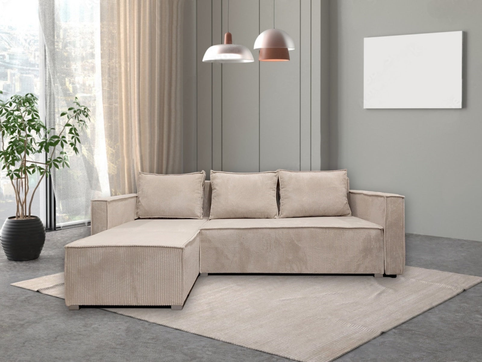 Canapé d’angle LUCIE