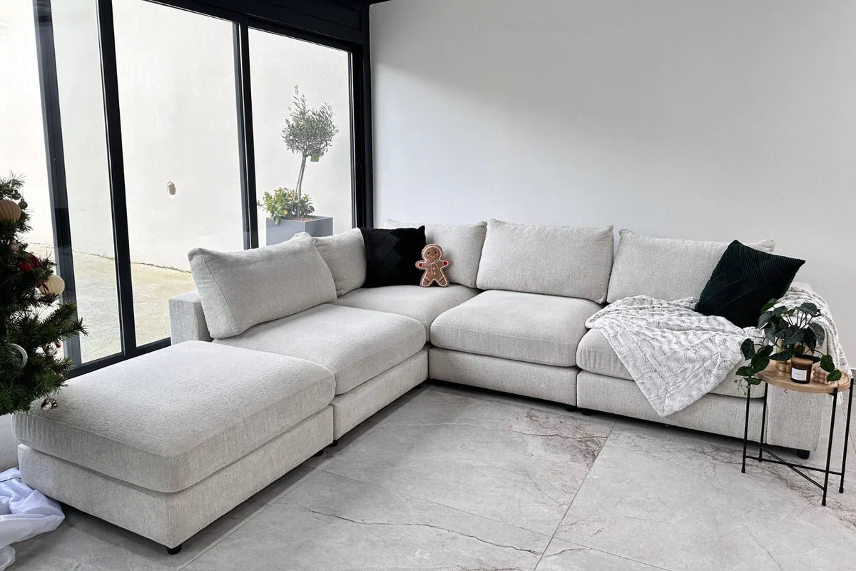 Canapé Julia modulable chenille 4+1