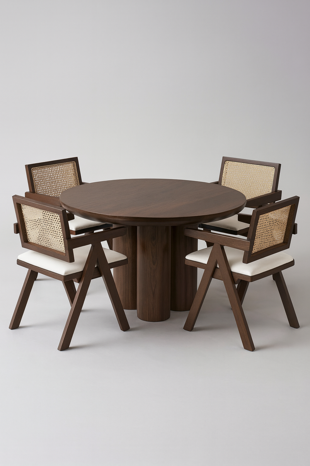 Table à manger MAYA effet travertin