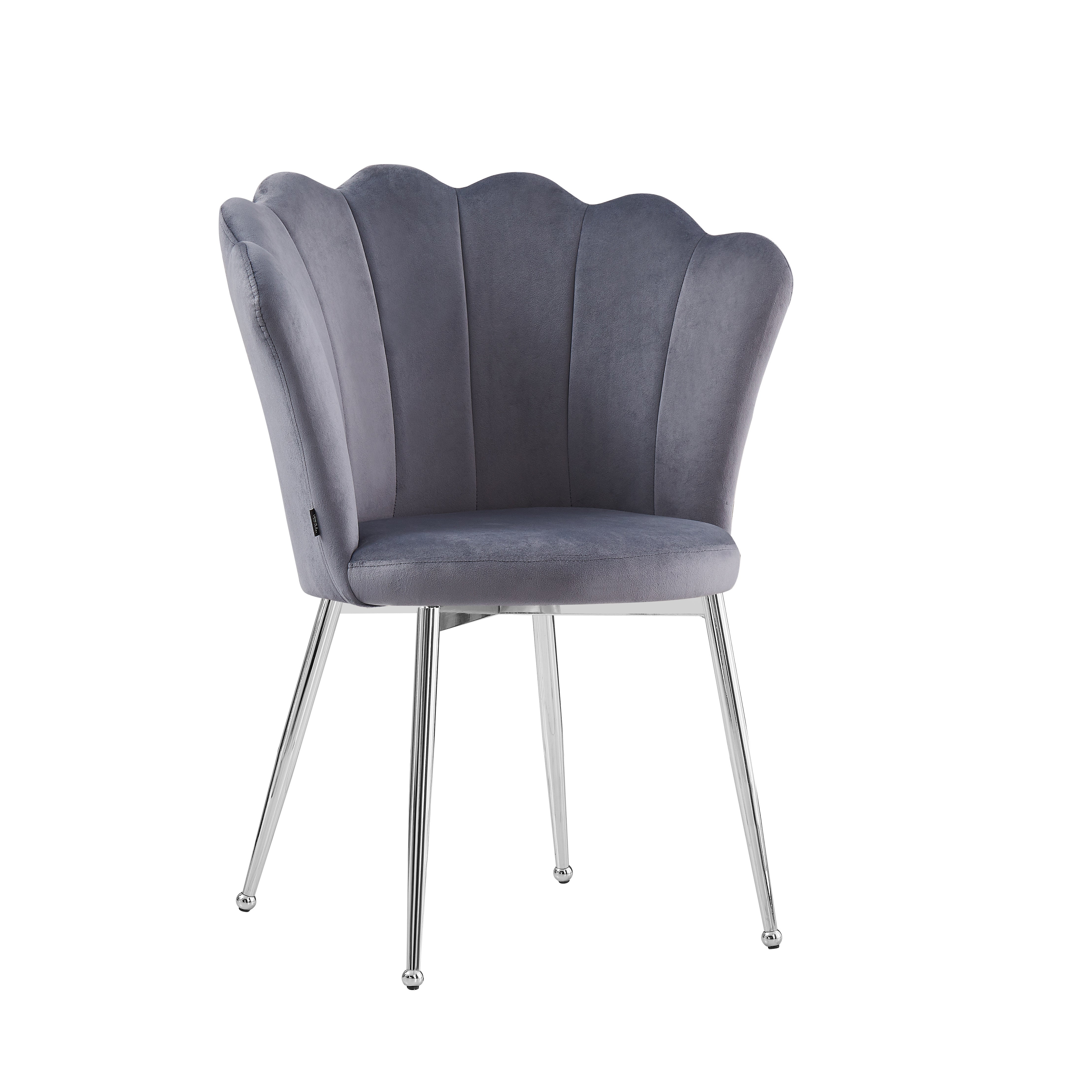 Chaise NYMPHÉA argenté