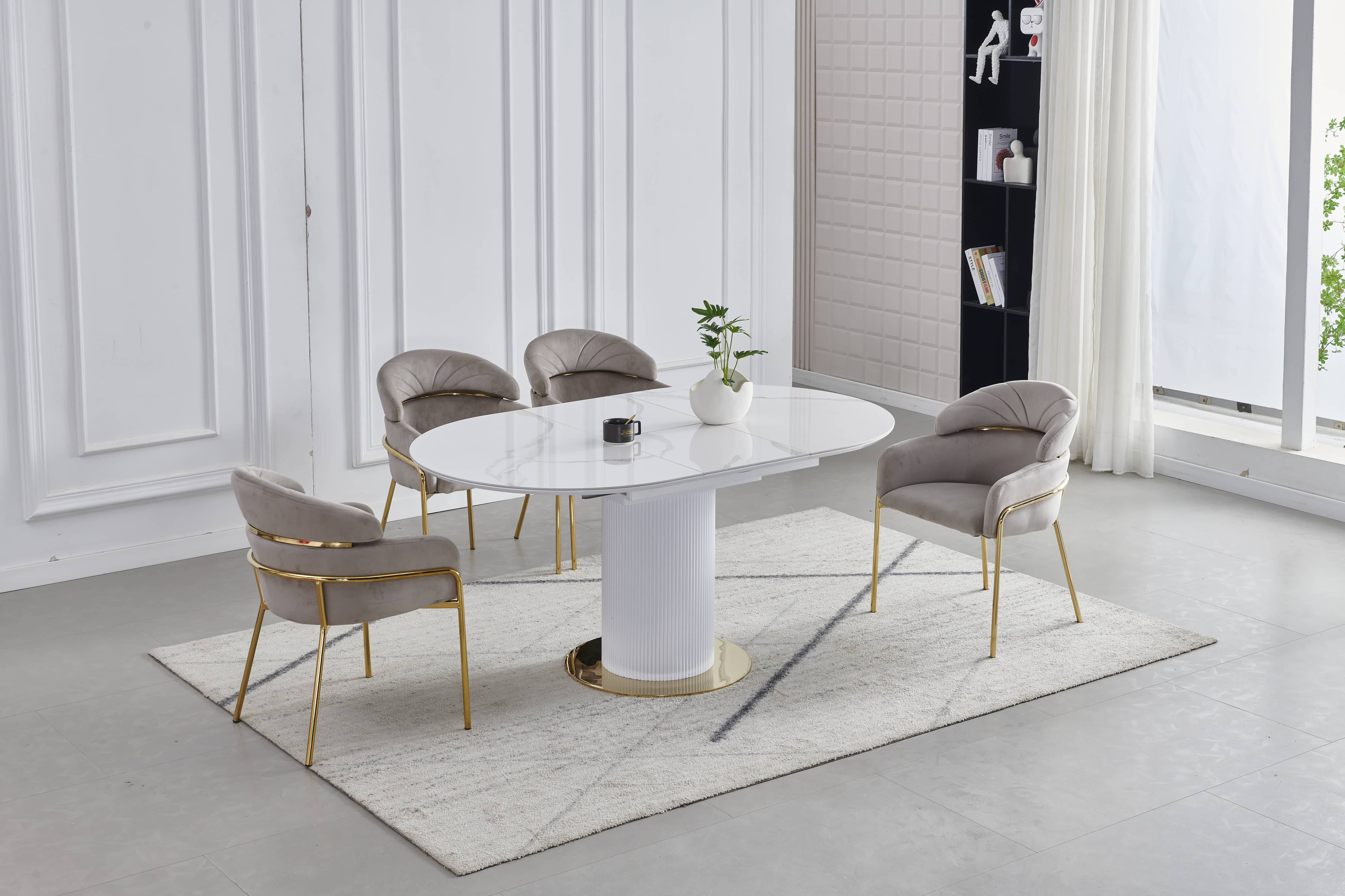 Table à manger extensible SOFIA céramique