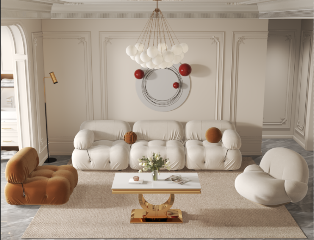 Table basse INVICTUS doré