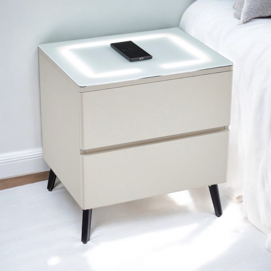 Chevets Led + Chargeur induction