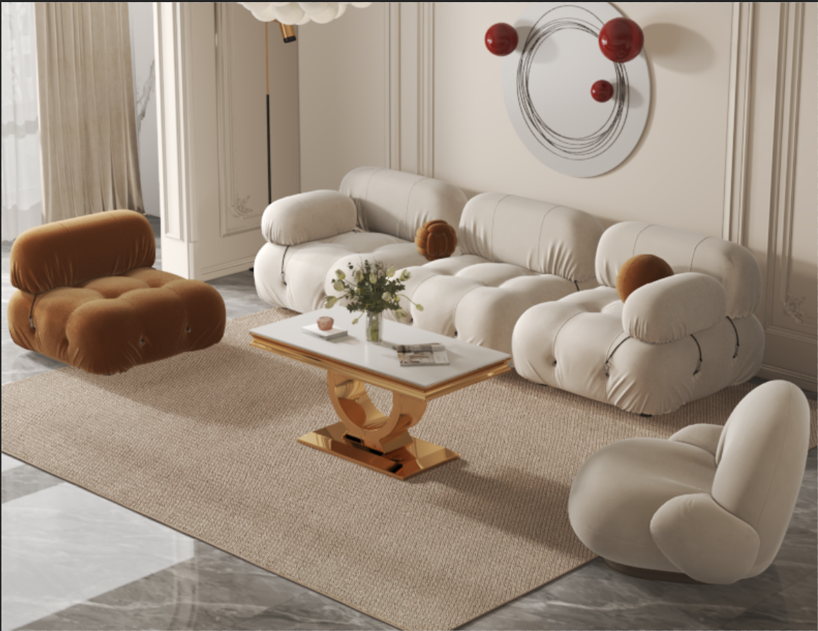 Table basse INVICTUS doré