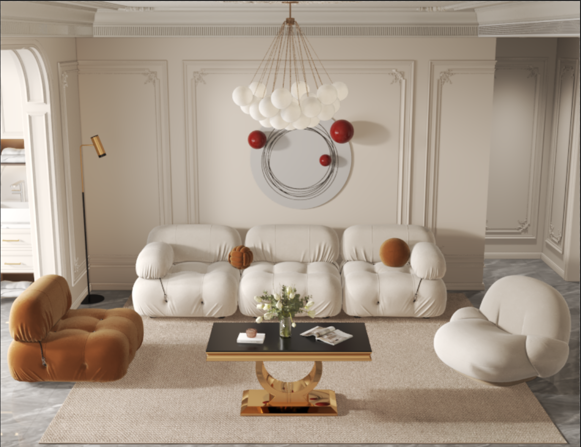 Table basse INVICTUS doré