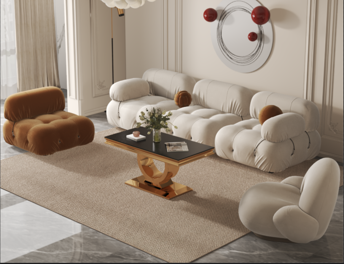 Table basse INVICTUS doré