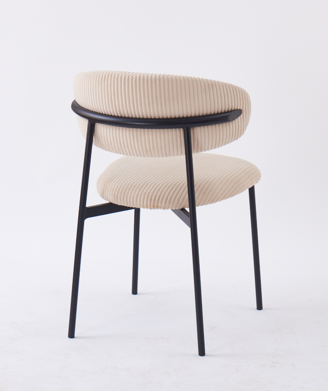 Chaise côtelé LULU