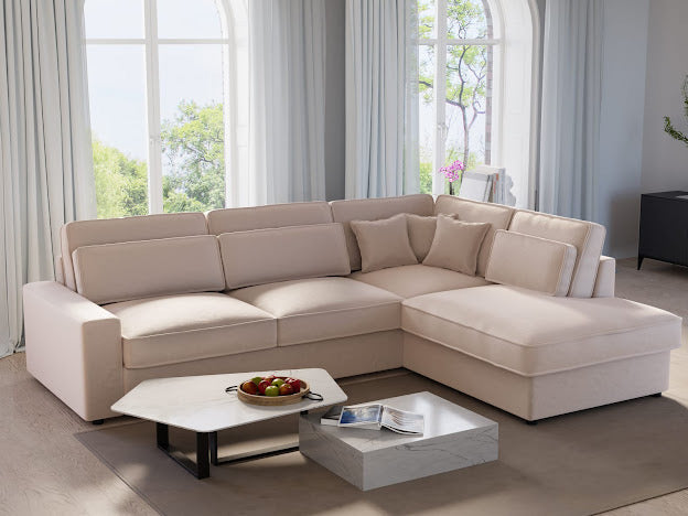 Canapé d’angle BRISTOL velours