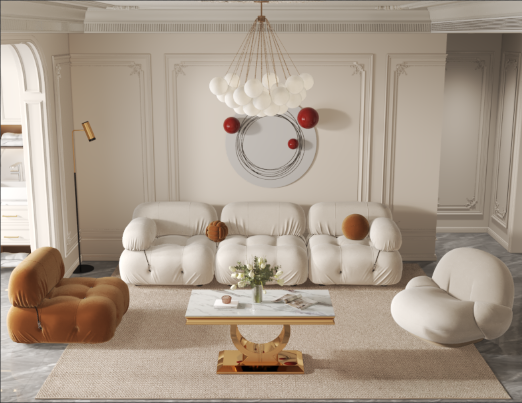 Table basse INVICTUS doré