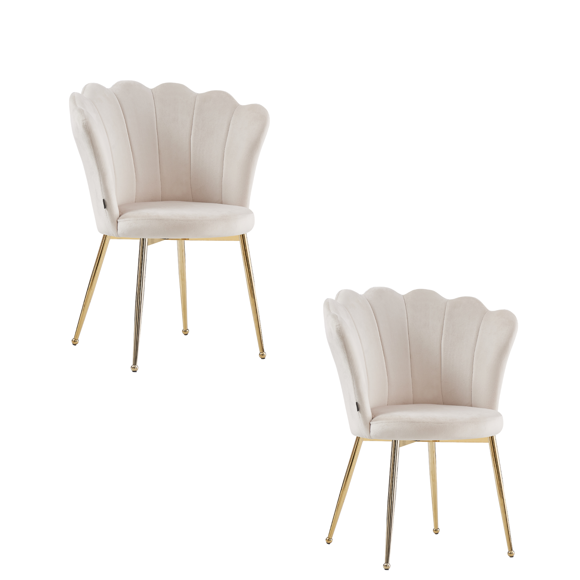 Chaise NYMPHÉA doré