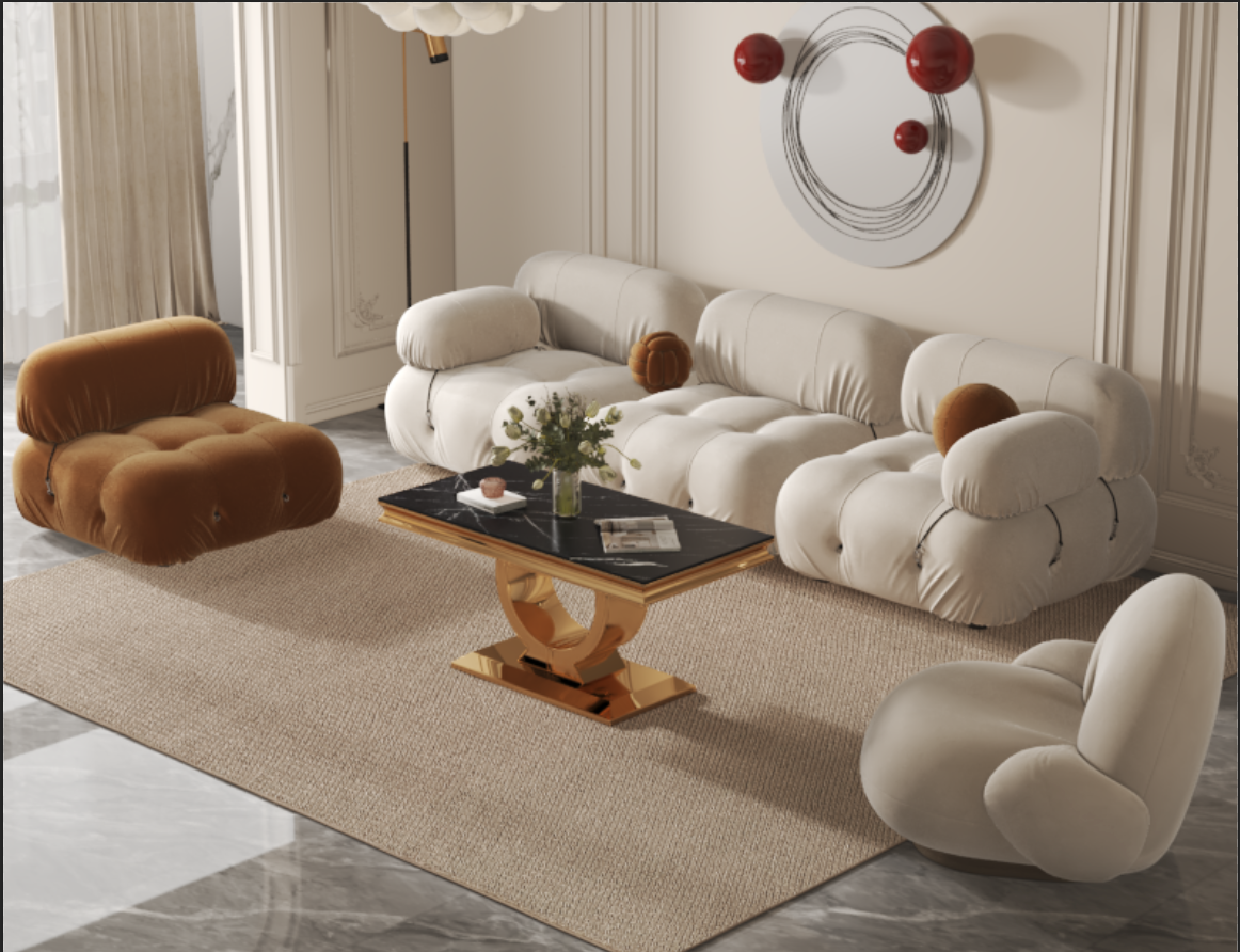 Table basse INVICTUS doré