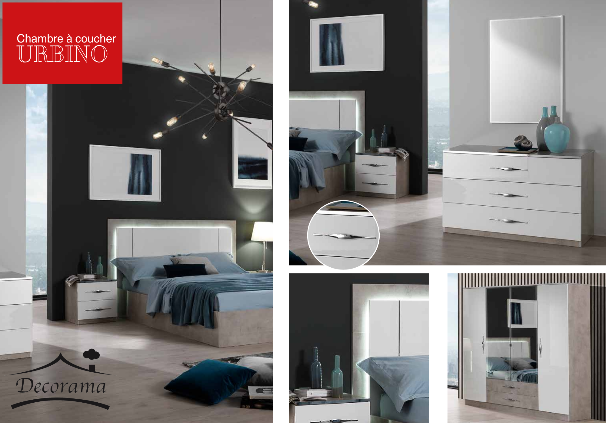 Chambre URBINO Led