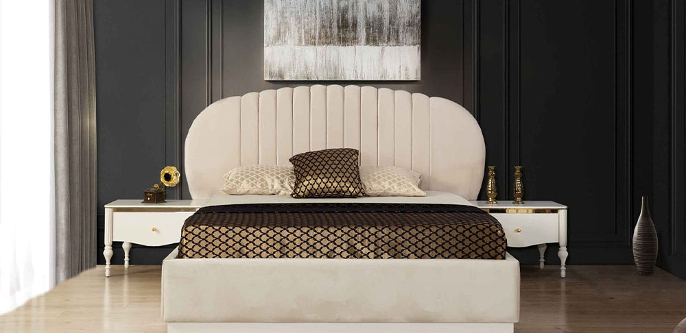 Lit Luna 160x200 design contemporain moderne