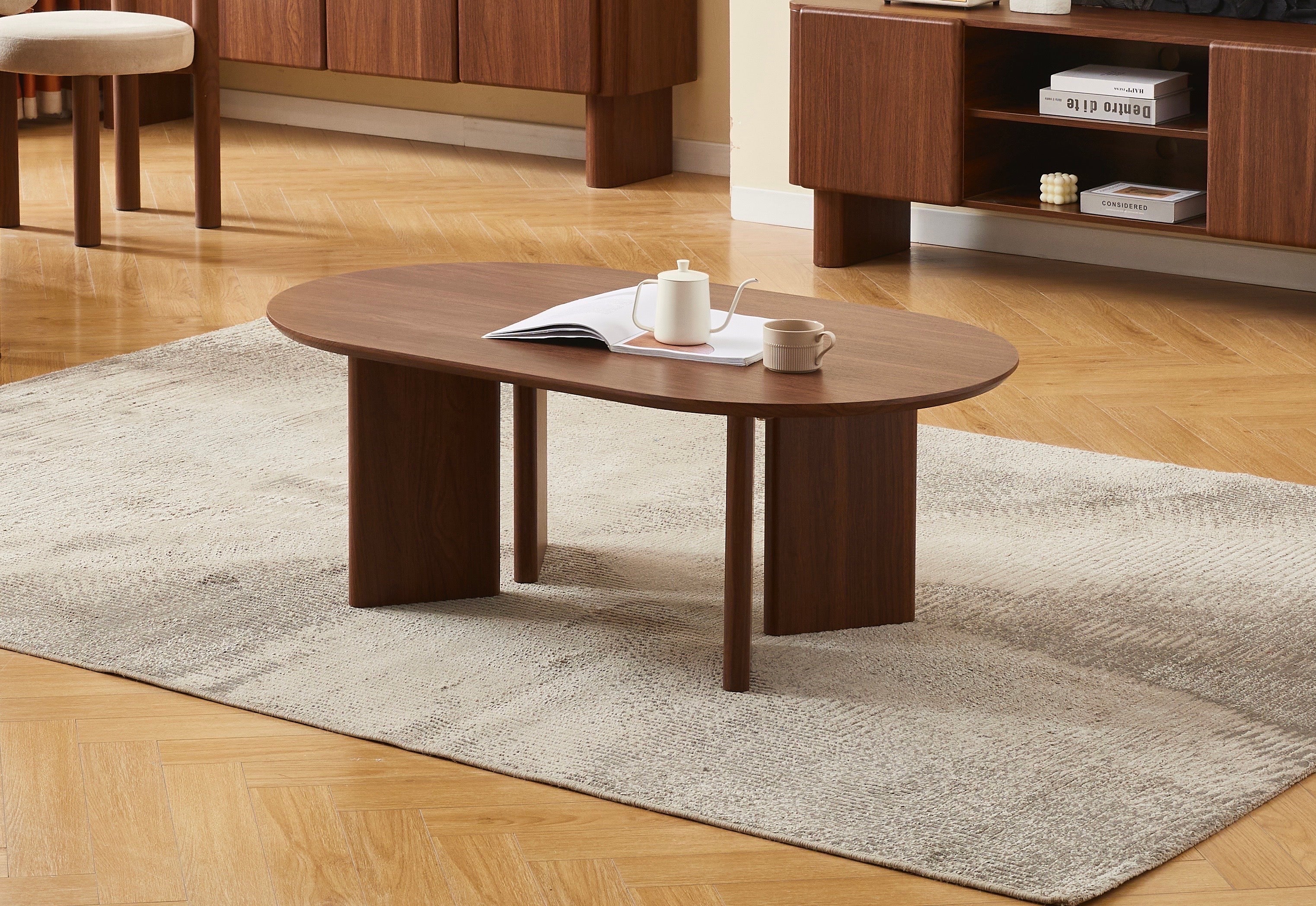 Table basse AMBRE noyer