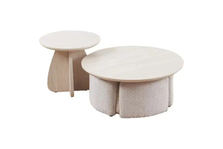 Table basse LISA + pouf