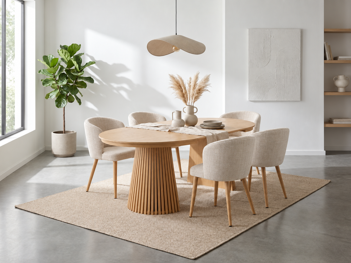 Table à manger extensible AMBRE 120/160/200cm