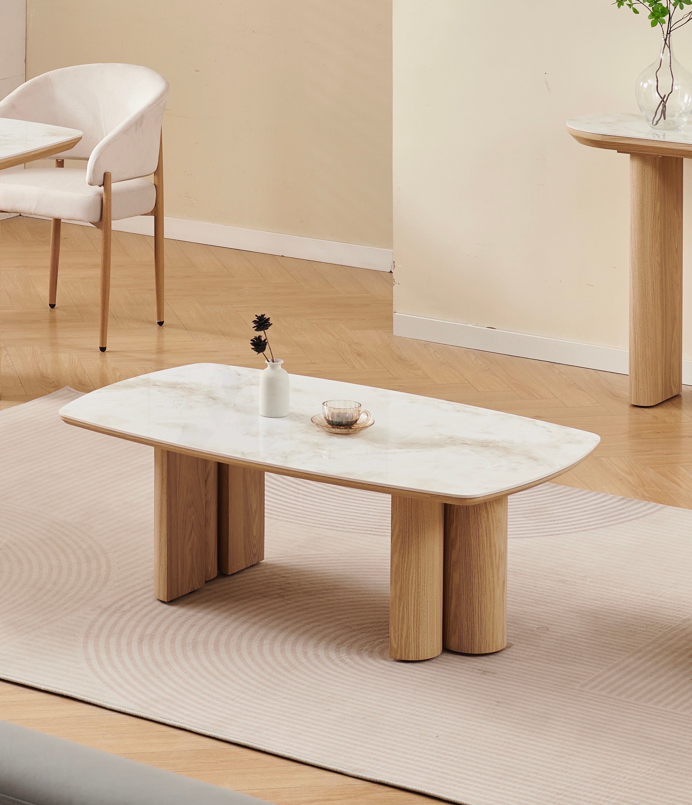 TABLE BASSE TRINITY CÉRAMIQUE 120CM