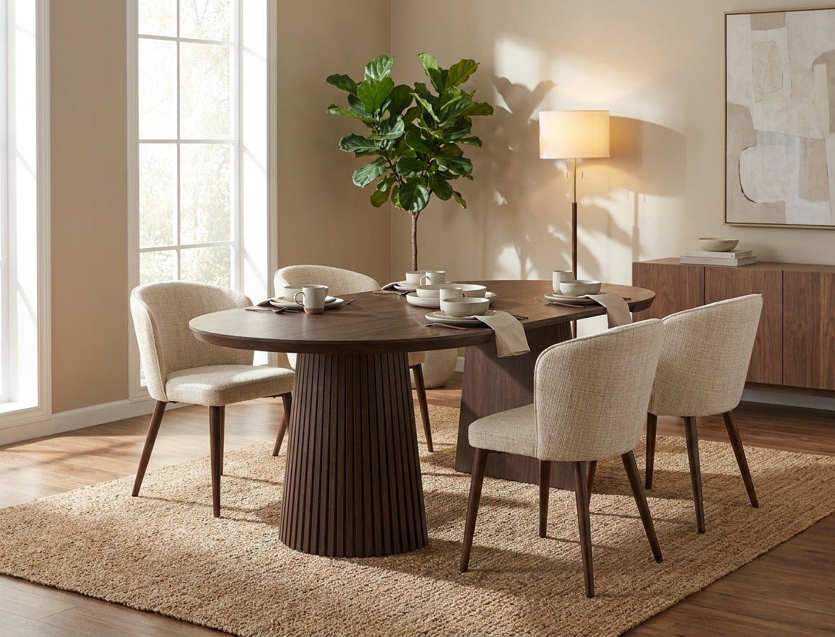Table à manger extensible AMBRE 120/160/200cm