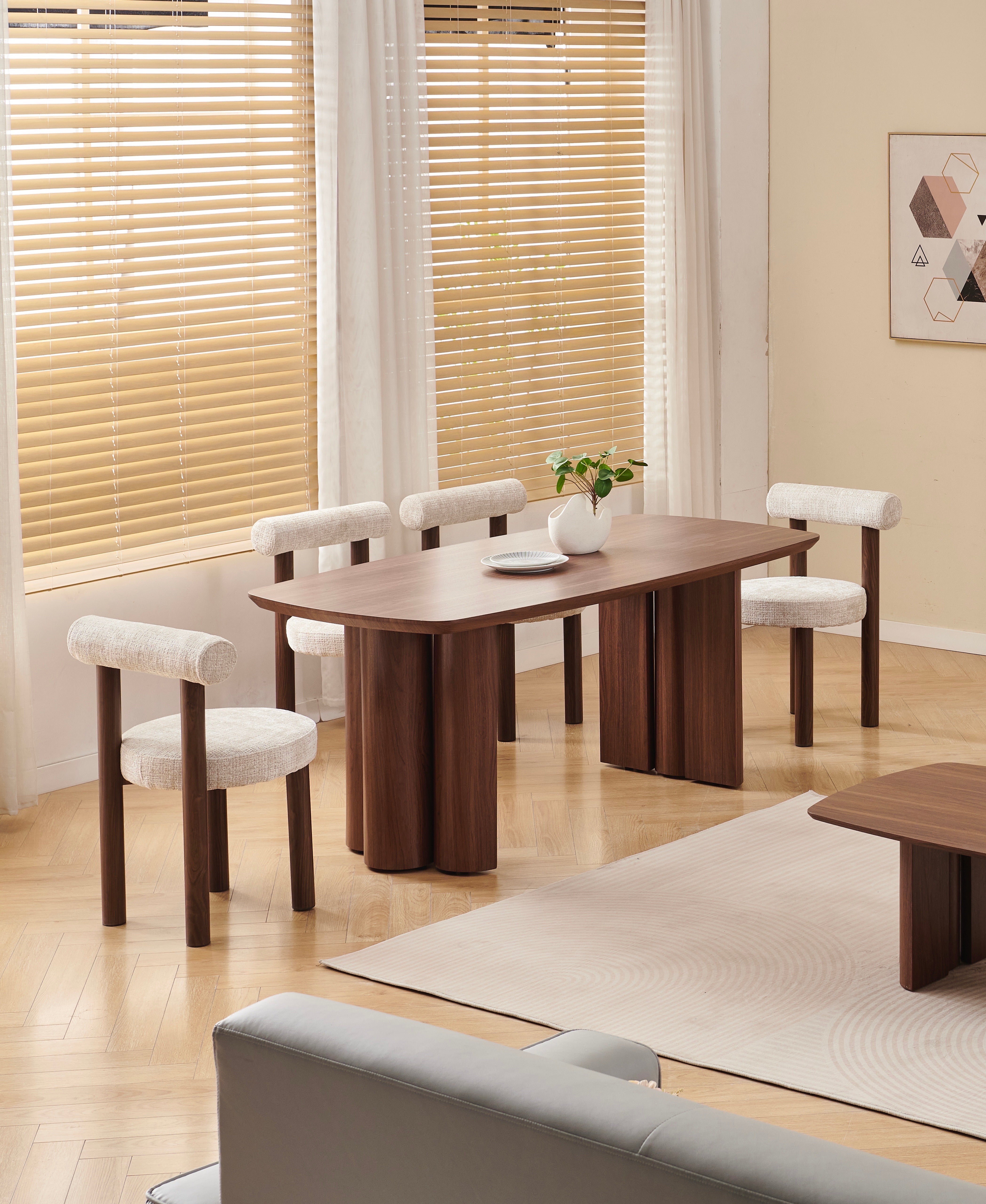 TABLE À MANGER TRINITY PLATEAU CÉRAMIQUE 180CM