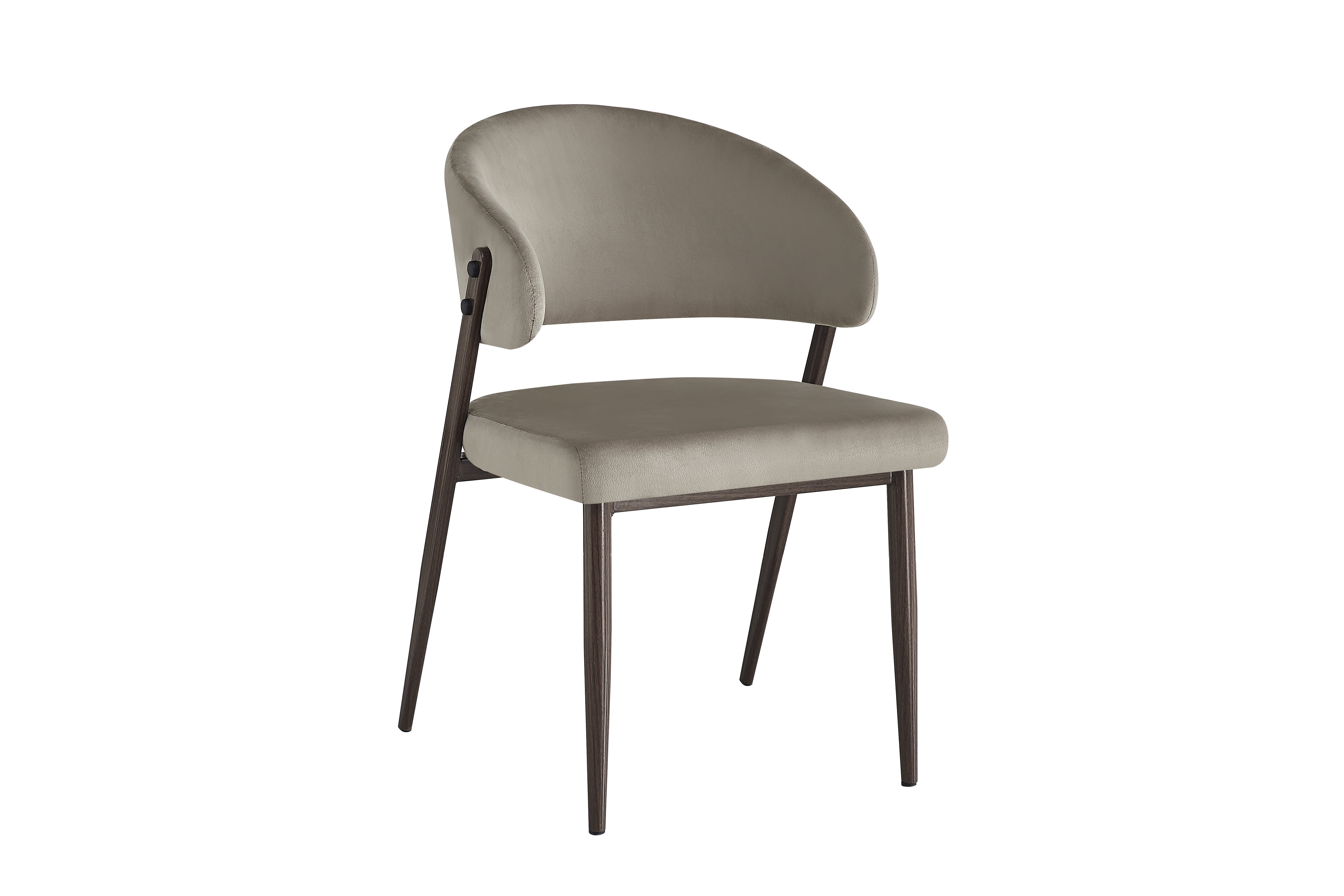 Chaise LAMIA effet noyer