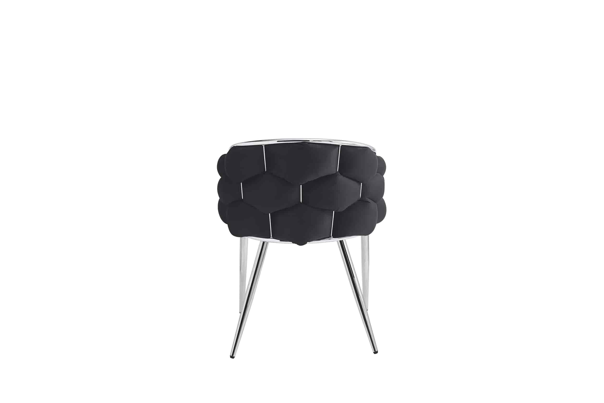 Chaise BALLON argenté