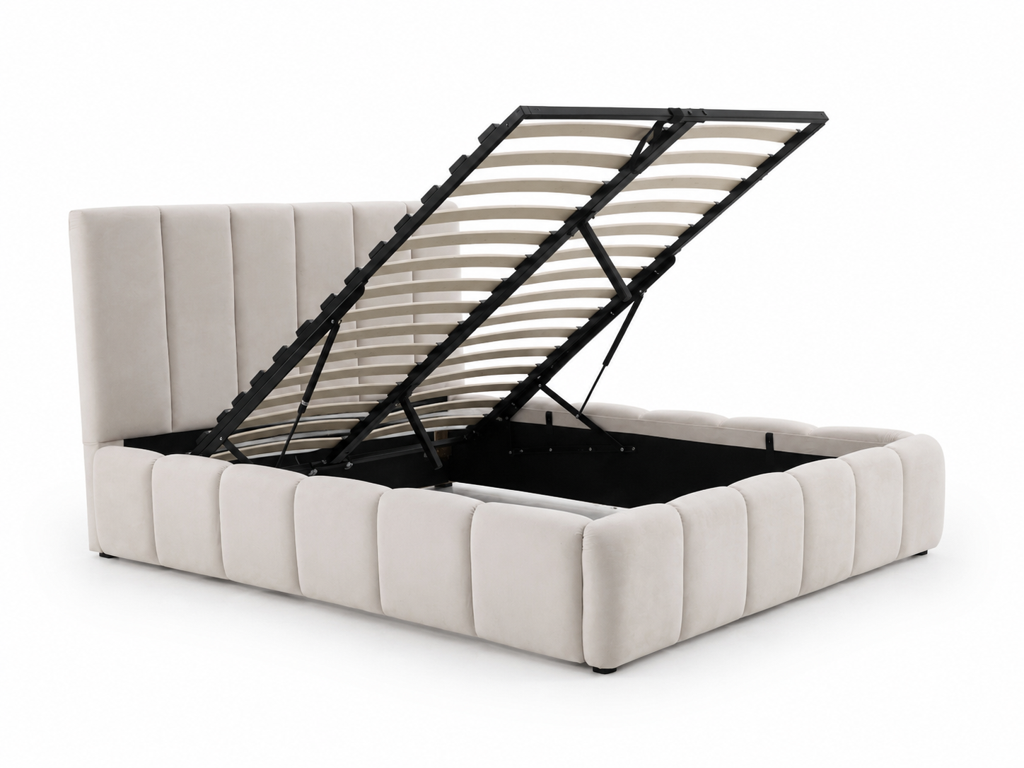 Lit coffre NARA beige