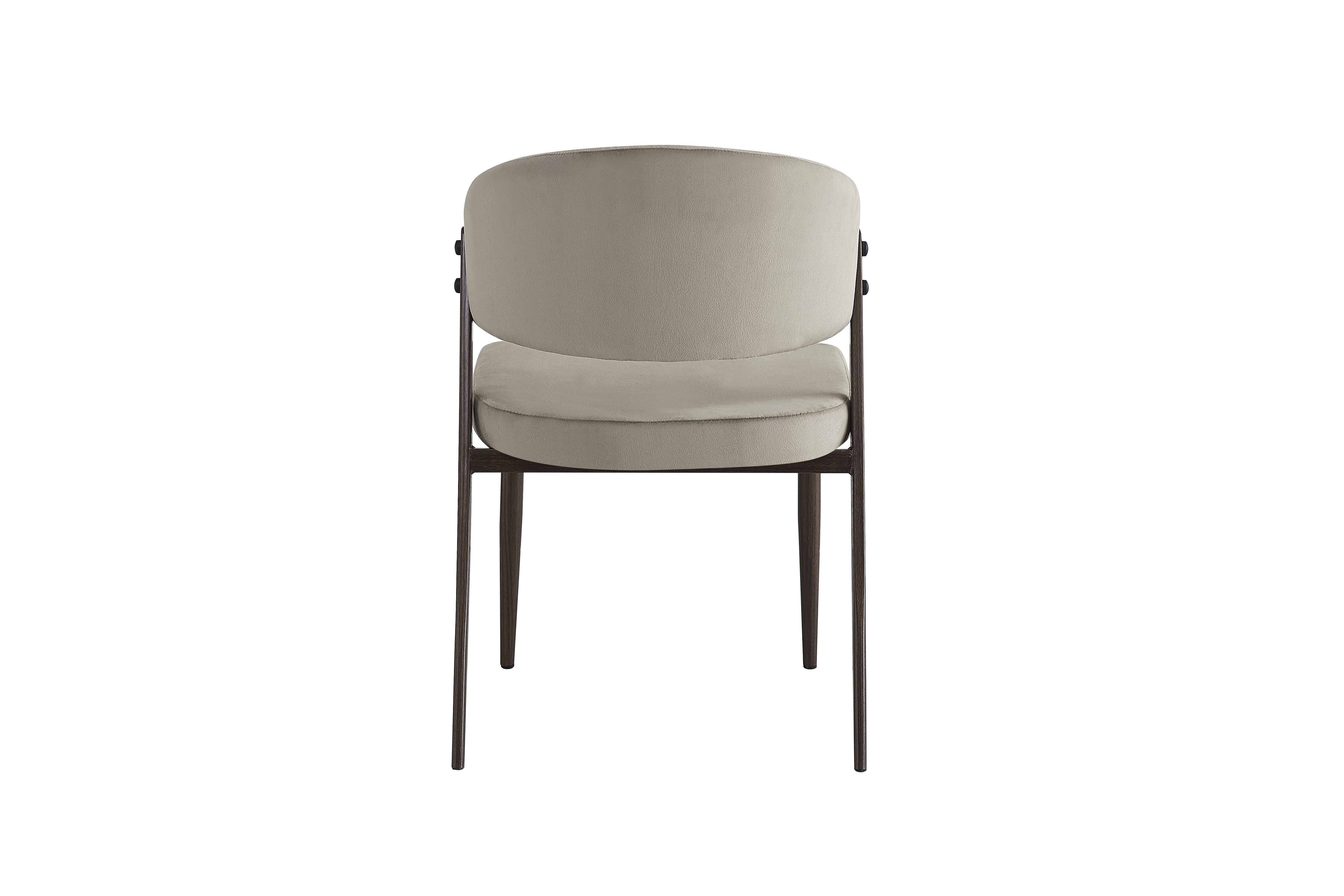 Chaise LAMIA effet noyer