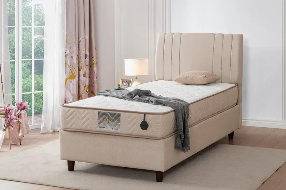 Pack lit coffre PARLA 120x200 + matelas 22cm