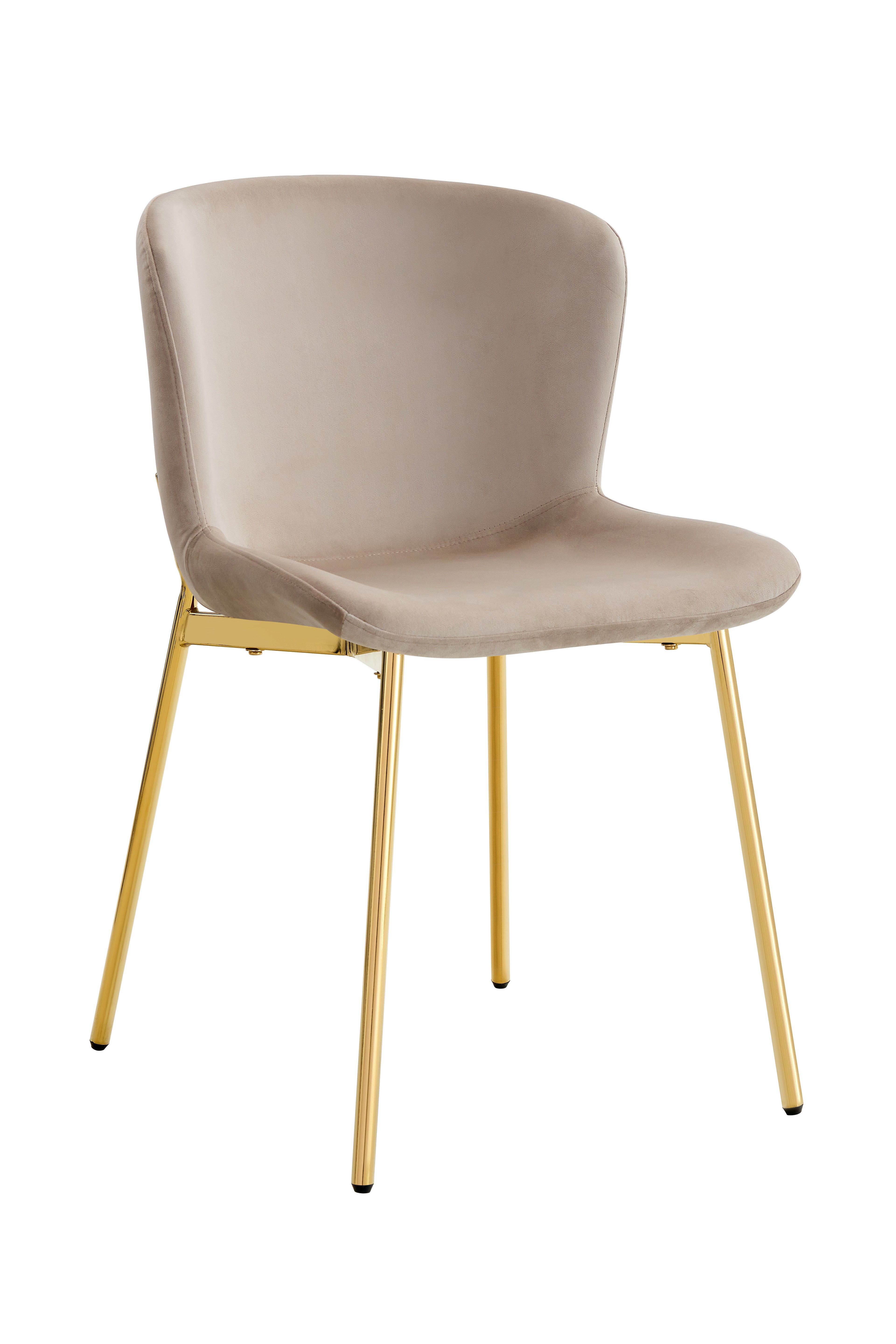 Chaises HAILEY pieds doré