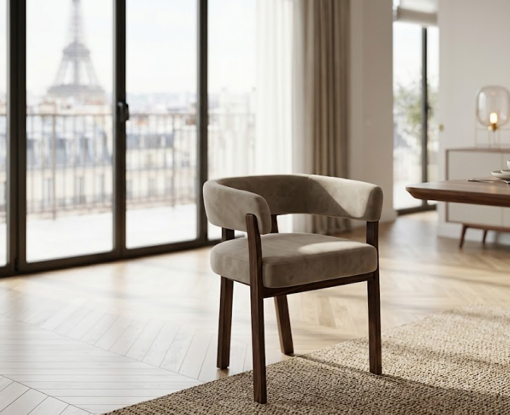 Chaise ALIA noyer