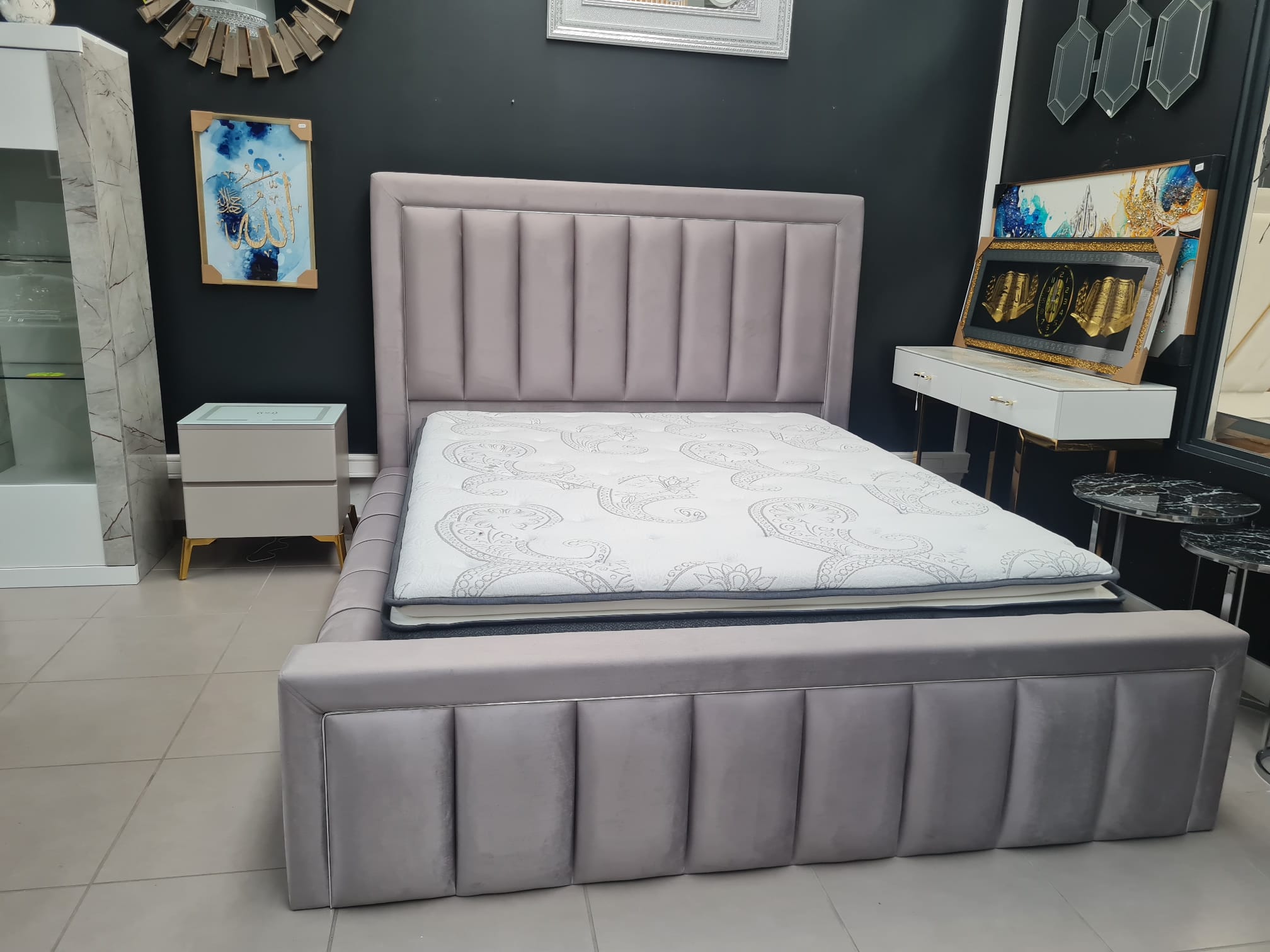 Cadre de lit PRESTIGE gris