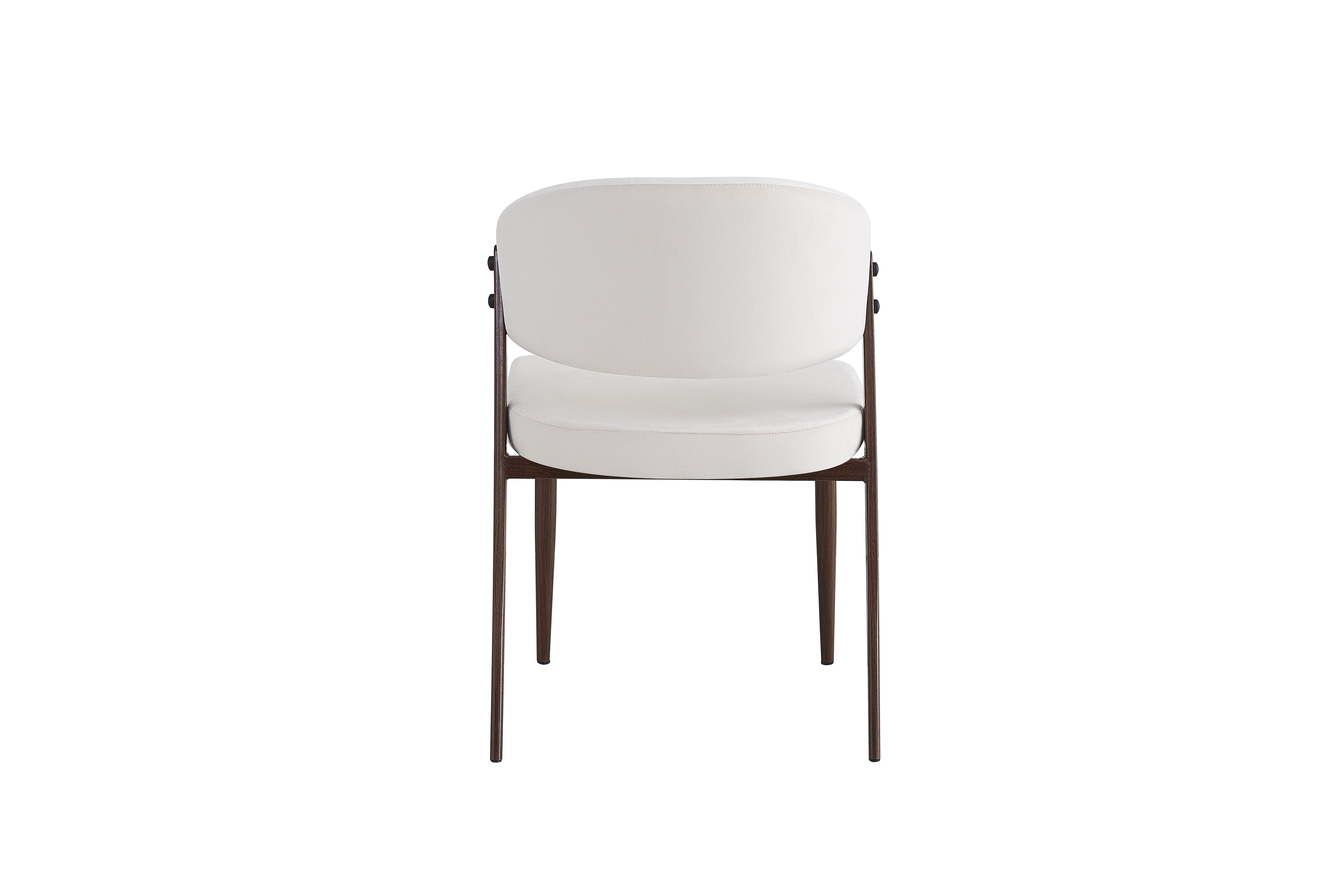 Chaise LAMIA effet noyer