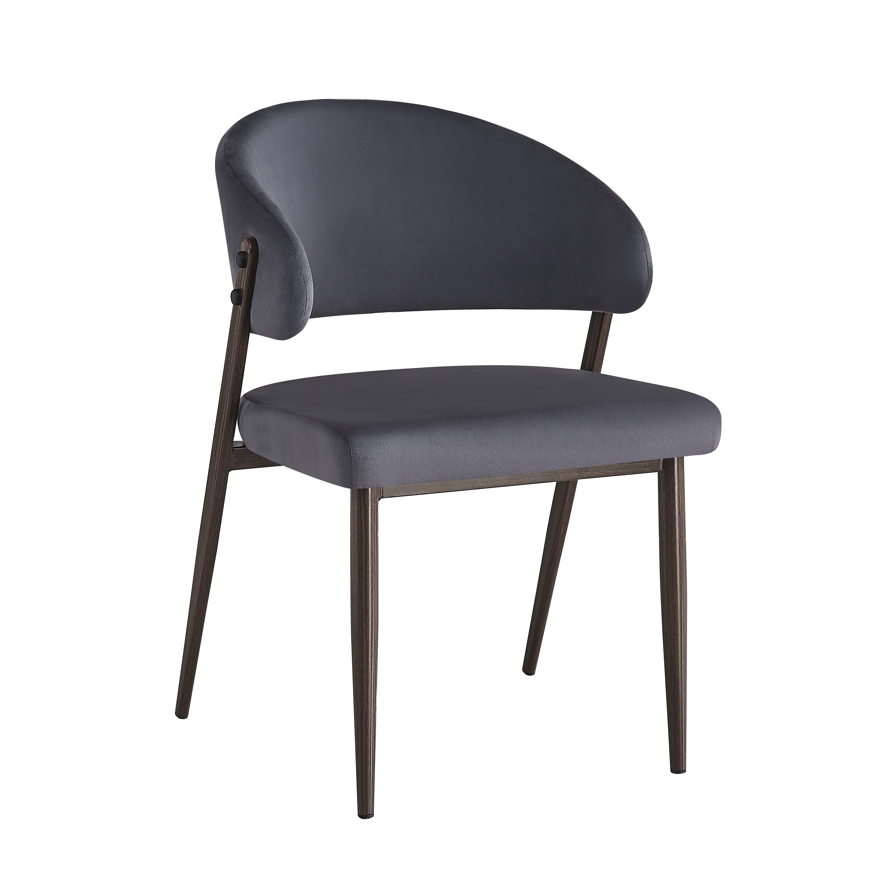 Chaise LAMIA effet noyer
