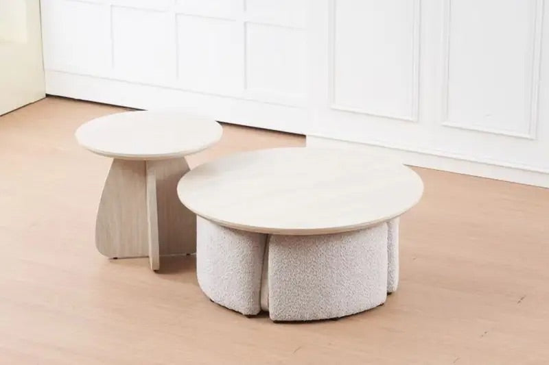 Table basse LISA + pouf