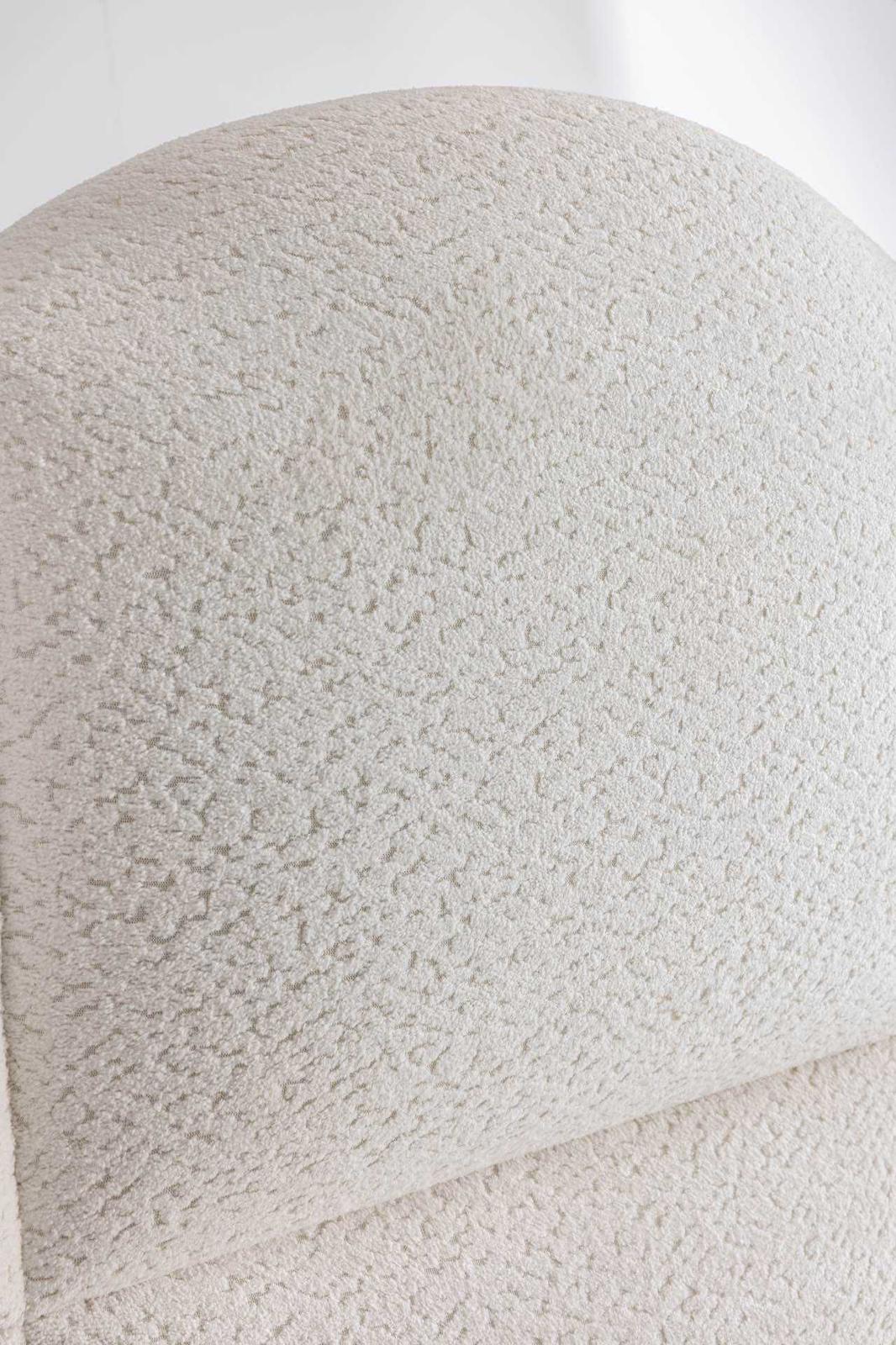 Lit coffre LAUTRA blanc cassé