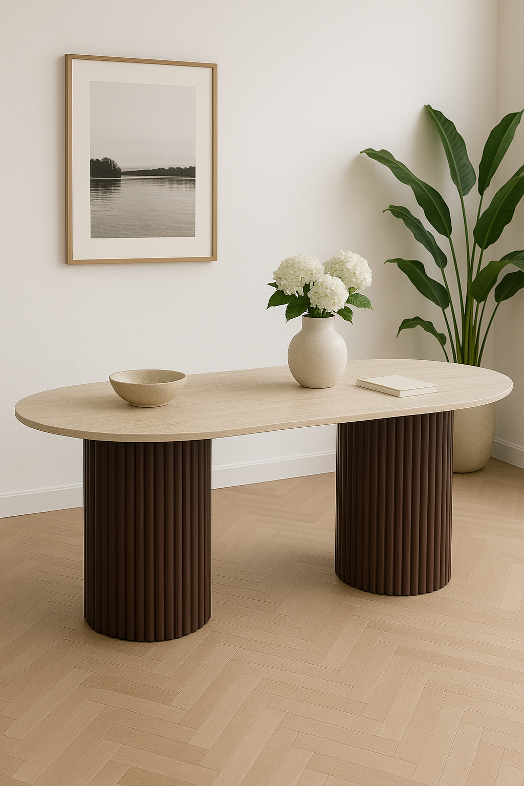 Table à manger KEYSHA noir céramique