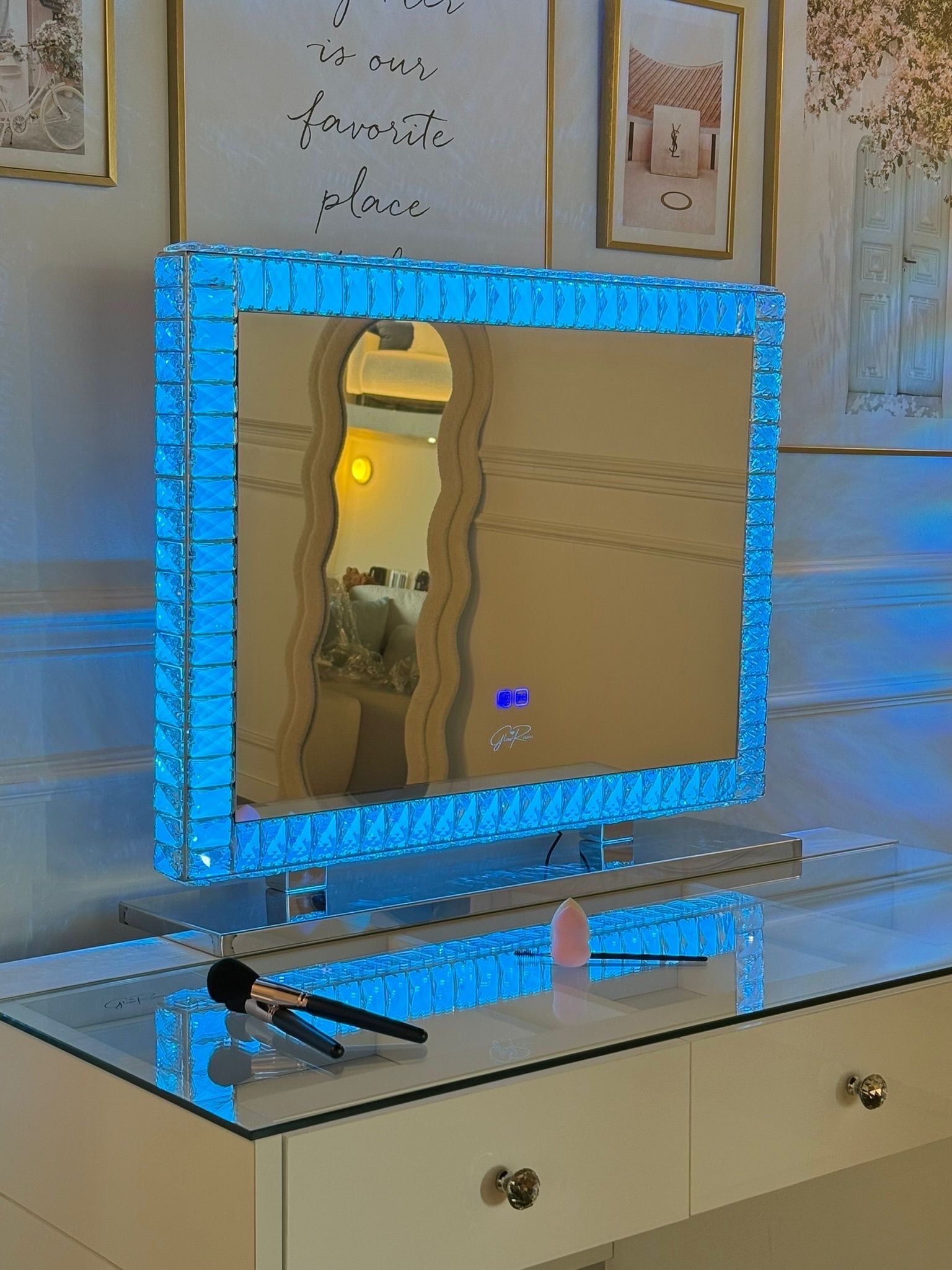 Miroir CRYSTEL multi-couleurs