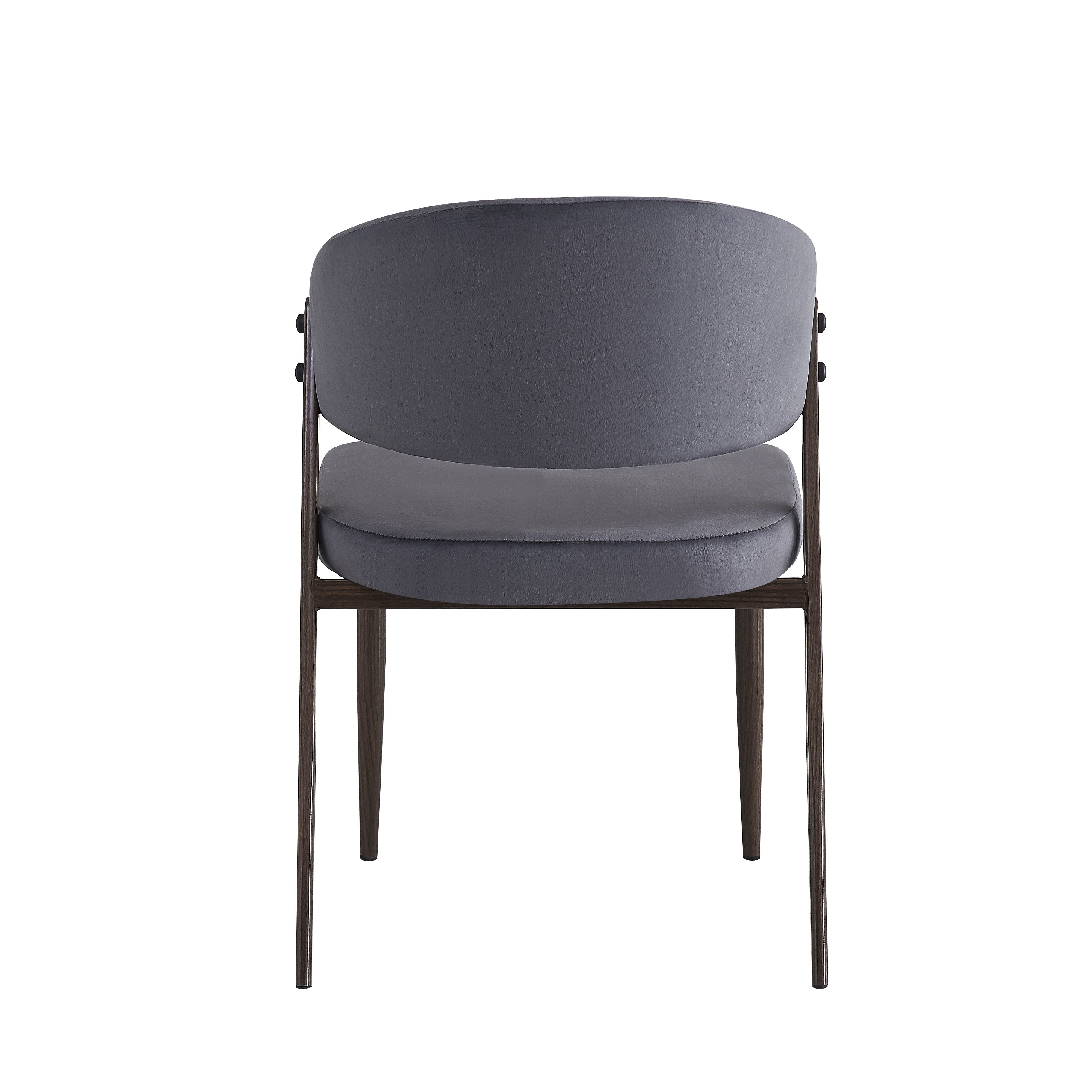 Chaise LAMIA effet noyer