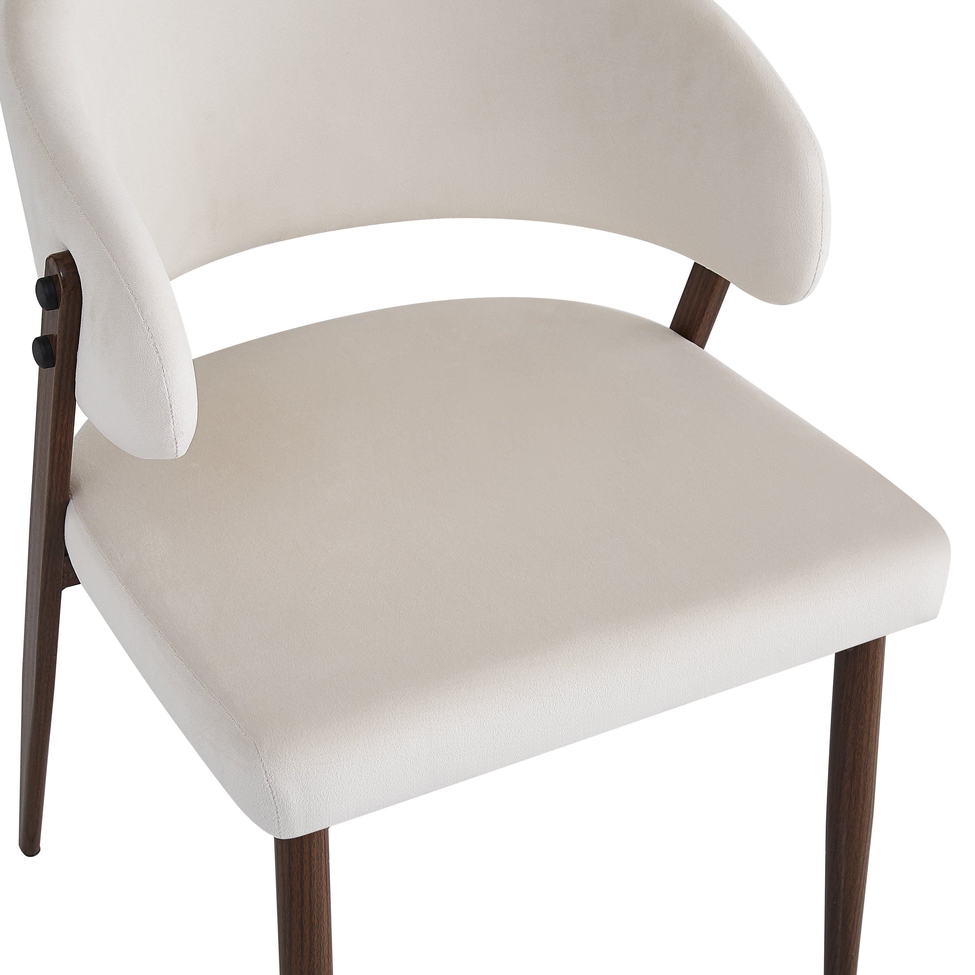 Chaise LAMIA effet noyer
