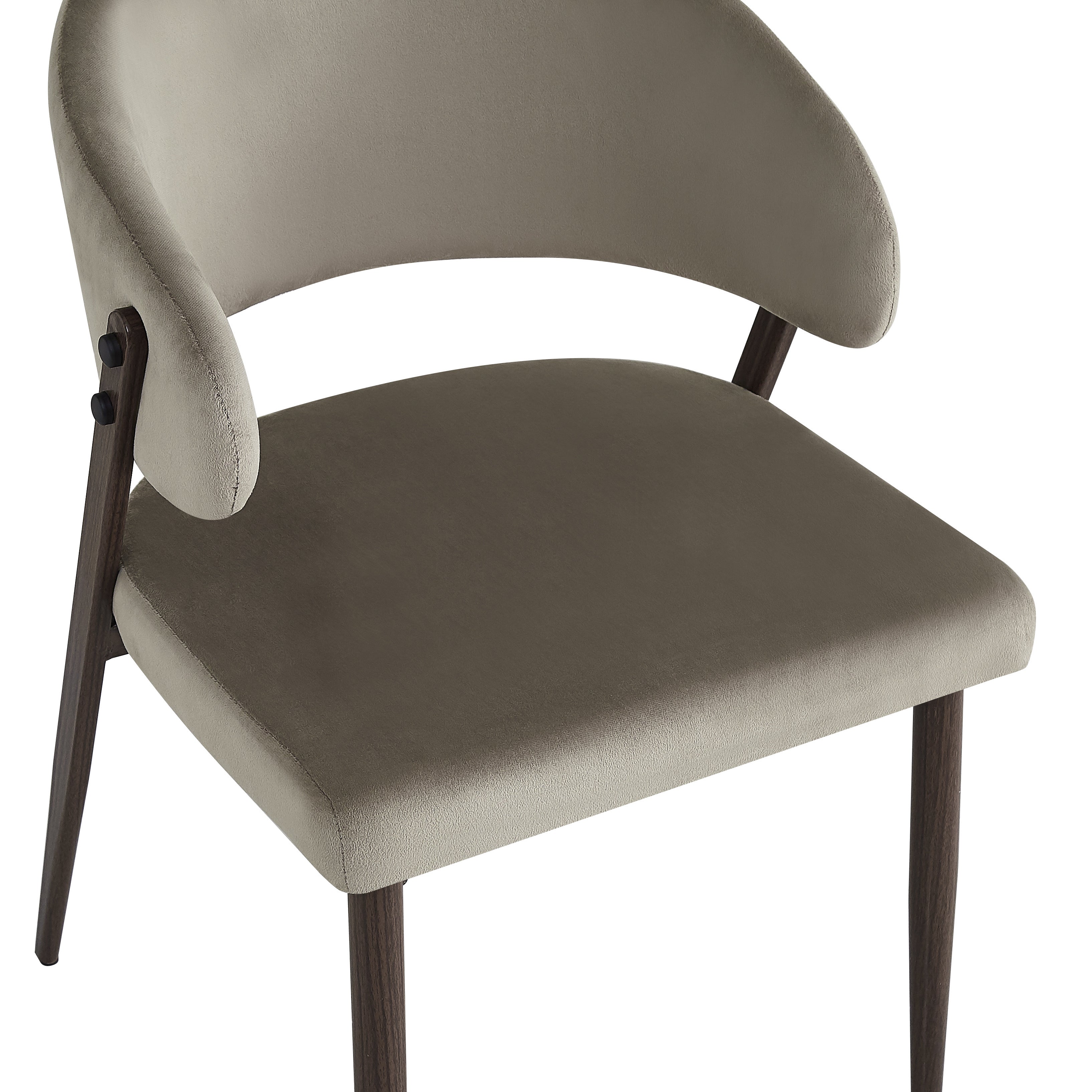Chaise LAMIA effet noyer