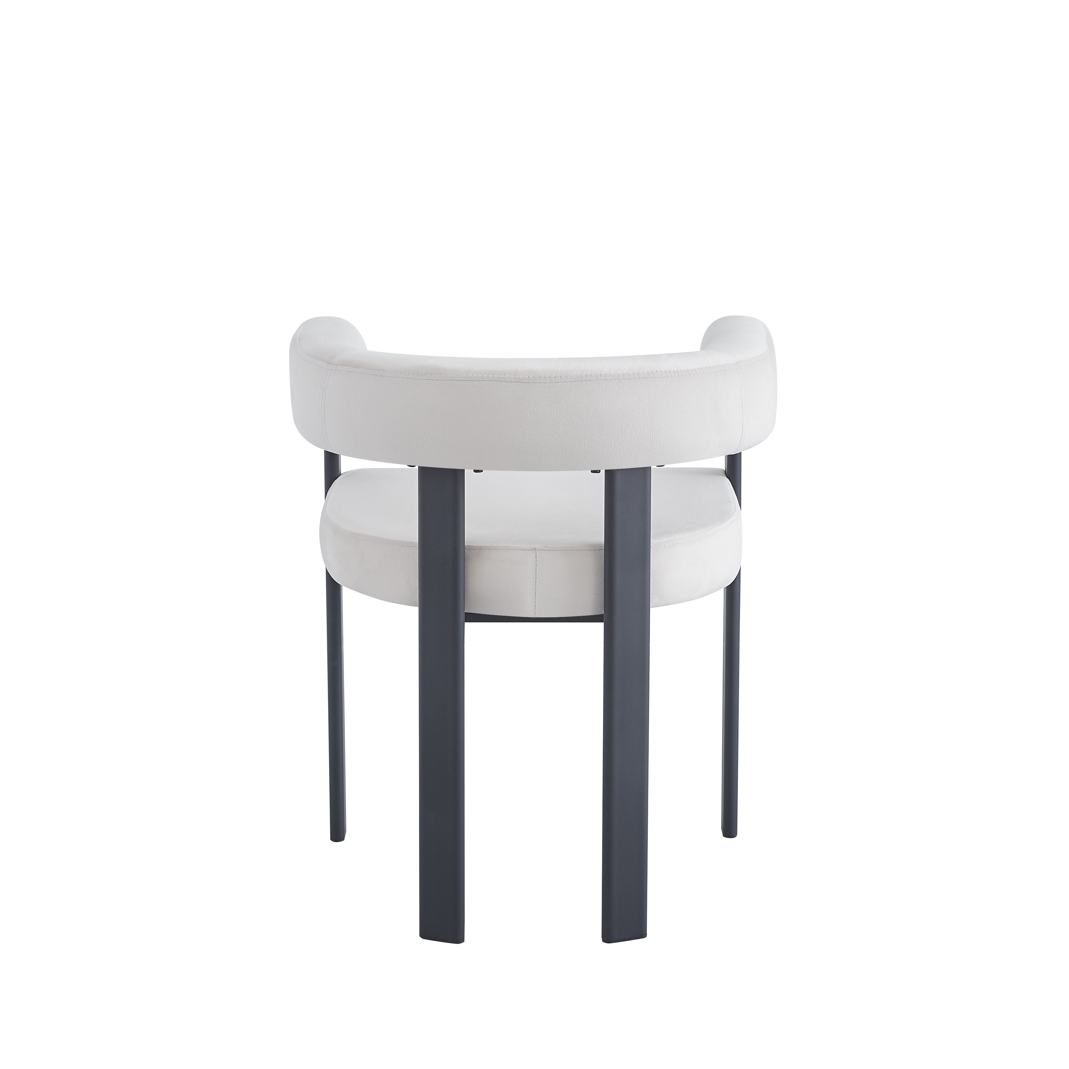 Chaise VAIANA beige, pieds noir