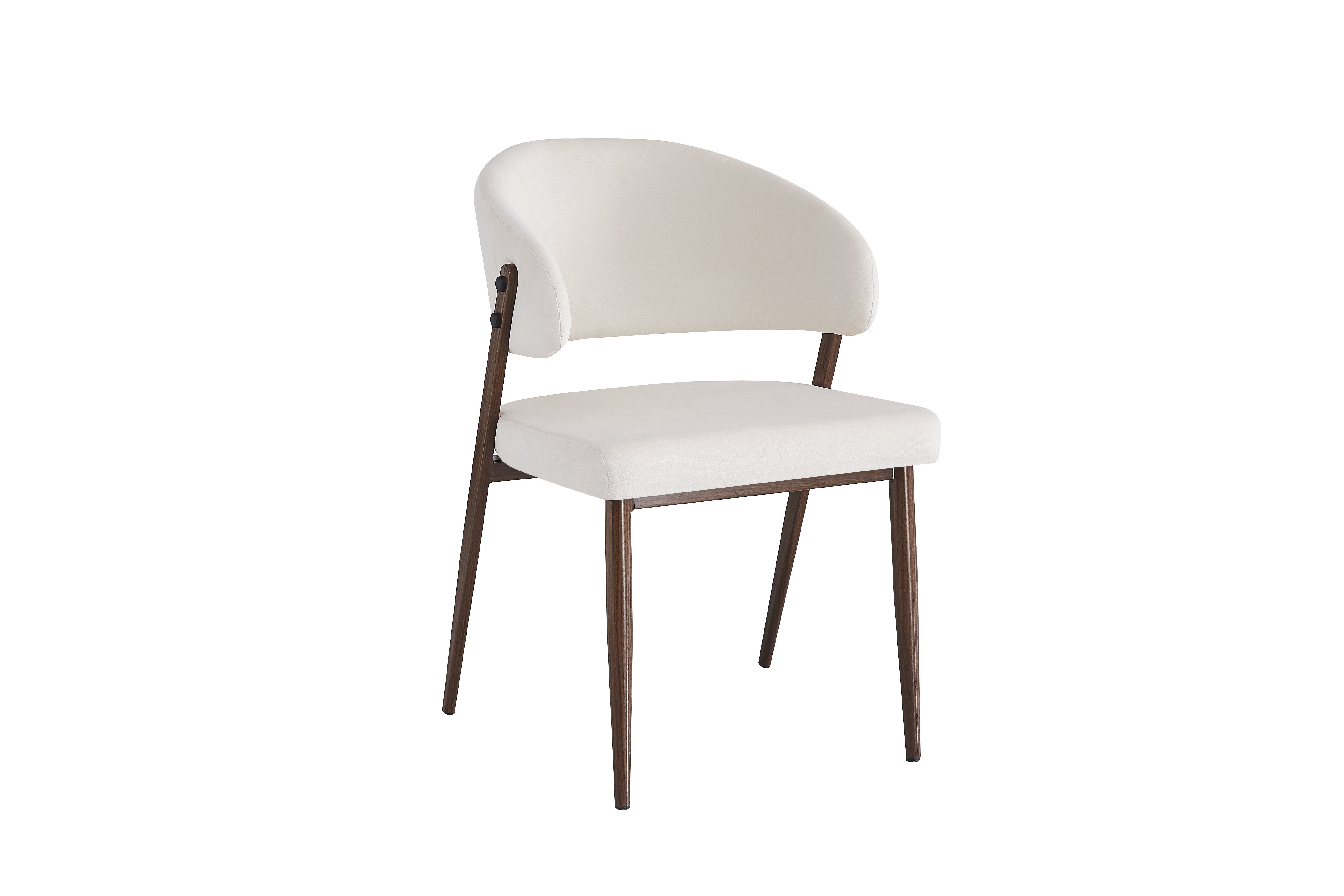 Chaise LAMIA effet noyer