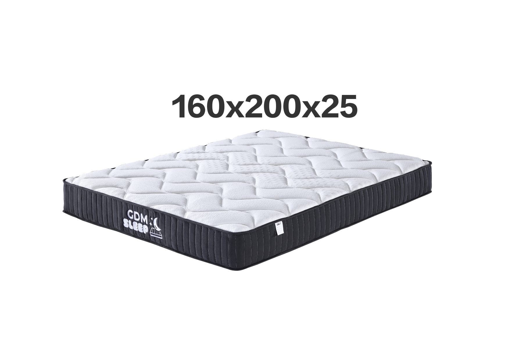 matelas Mira 160x200 haute qualité avec accueil moelleux
